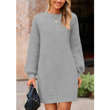 PRETTYGARDEN Women's Cozy Winter Sweater Dress