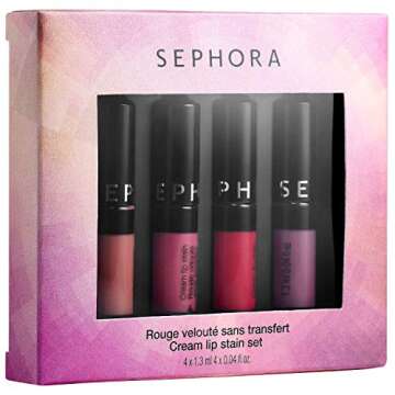 SEPHORA COLLECTION Mini Cream Lip Stain 4-pc Set