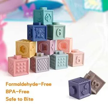 WOMRICH Montessori Toys - Safe Baby Learning Set