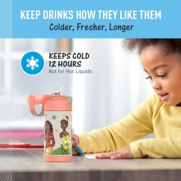 THERMOS FUNTAINER Water Bottle with Straw for Kids