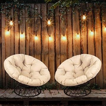 Milliard Wicker Papasan Chair | 360 Swivel | Indoor Outdoor