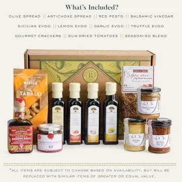 Bellina Mama Mia! Grand Italian Gift Basket With Award Winning Balsamic Vinegar, Infused Olive Oils, and Gourmet Food - Al Natural Food Gift Basket - Gourmet Gifts for Foodies