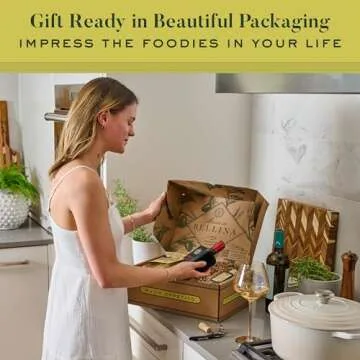 Bellina Mama Mia! Grand Italian Gift Basket With Award Winning Balsamic Vinegar, Infused Olive Oils, and Gourmet Food - Al Natural Food Gift Basket - Gourmet Gifts for Foodies