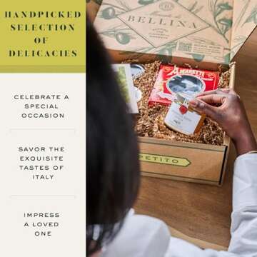 Bellina Mama Mia! Grand Italian Gift Basket With Award Winning Balsamic Vinegar, Infused Olive Oils, and Gourmet Food - Al Natural Food Gift Basket - Gourmet Gifts for Foodies