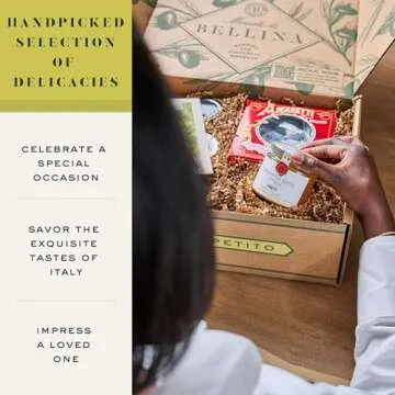 Bellina Mama Mia! Grand Italian Gift Basket With Award Winning Balsamic Vinegar, Infused Olive Oils, and Gourmet Food - Al Natural Food Gift Basket - Gourmet Gifts for Foodies