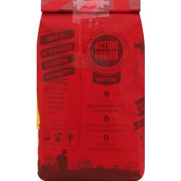 Equal Exchange Organic Whole Bean Coffee, Mind Body Soul, 12-Ounce Bag