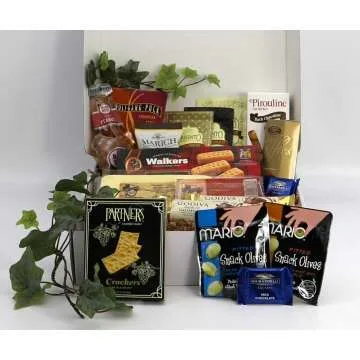 Themed Hanukkah Gift Basket: Snacks & Treats