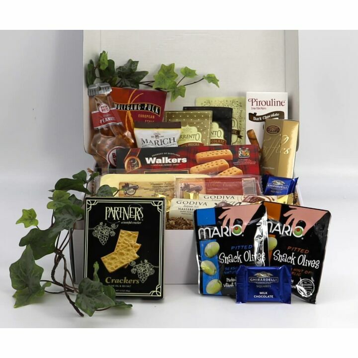 Themed Hanukkah Gift Basket: Snacks & Treats