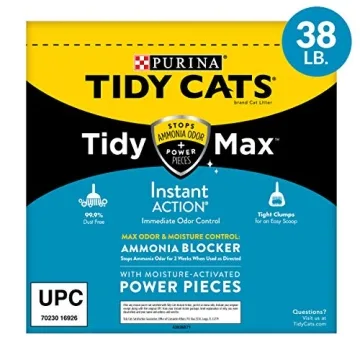 Purina Tidy Cats Clumping Cat Litter, Tidy Max Instant Action Multi Cat Litter - 38 lb. Box