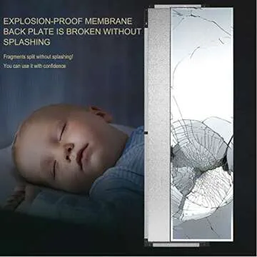 Natsukage 47x22 Wall Mirror - Stylish Full-Length Design