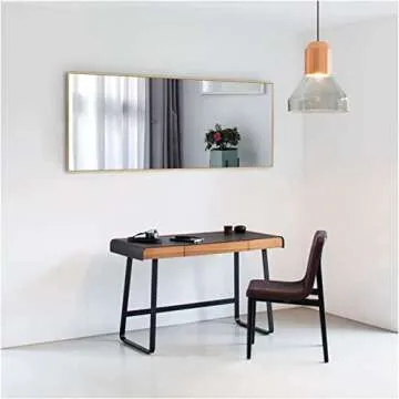 Natsukage 47x22 Wall Mirror - Stylish Full-Length Design