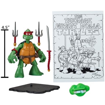 TMNT Classic Sketch Raphael Figure - Vibrant Detail