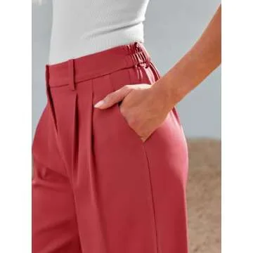 LILLUSORY High Waisted Wide Leg Dress Pants for Women