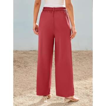 LILLUSORY High Waisted Wide Leg Dress Pants for Women