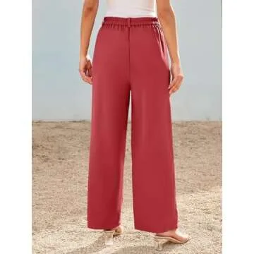 LILLUSORY High Waisted Wide Leg Dress Pants for Women