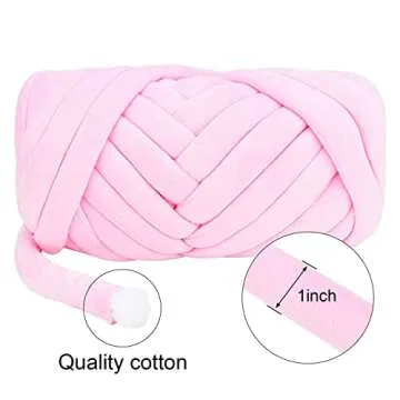 Moon Waves Chunky Yarn for Arm Knitting Light Blue