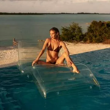 FUNBOY Luxury Seaglass Green Chaise Lounger for Adults