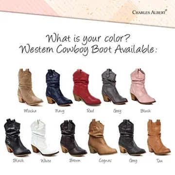 Charles Albert Women's Modern Cowboy Boots with Comfort and Style