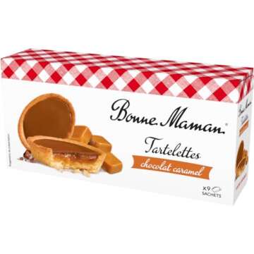 Bonne Maman Tartelettes chocolat lait caramel 135 g