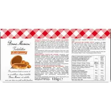Bonne Maman Tartelettes chocolat lait caramel 135 g