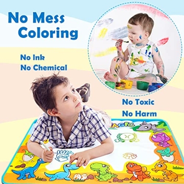Water Doodle Mat for Toddlers Fun Coloring Pad