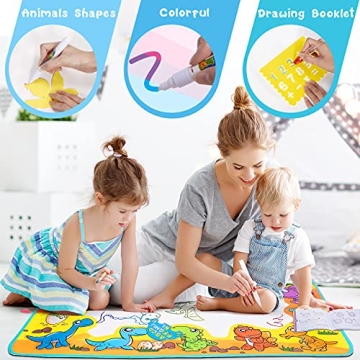 Water Doodle Mat for Toddlers Fun Coloring Pad