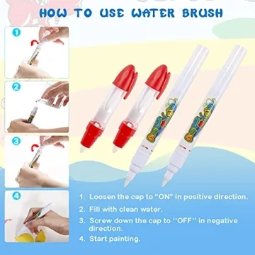 Water Doodle Mat for Toddlers Fun Coloring Pad