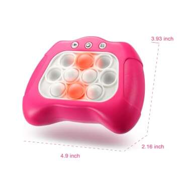 Quick Push Game Console ,4 Modes Games, A Toy Game Machine That Exercises Reaction Ability and Impro...