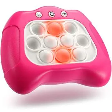 Quick Push Game Console ,4 Modes Games, A Toy Game Machine That Exercises Reaction Ability and Improves Concentration |Teens Boys & Girls Ages 3-12 Years Old & Up