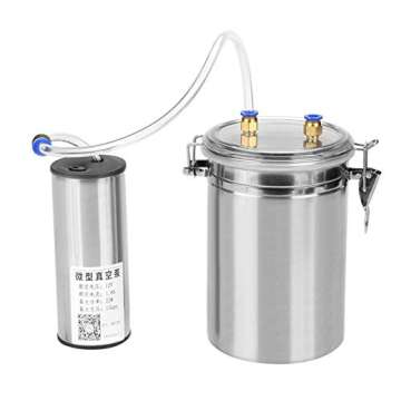 2L Electric Milking machine, Goat & Cow Milking Supplies Portable Stainless Steel Milking Supplies(U...