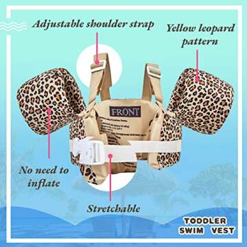 ProDENT Toddler Swim Vest for Kids 22-60lbs