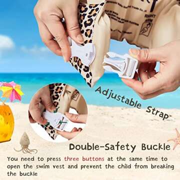 ProDENT Toddler Swim Vest for Kids 22-60lbs