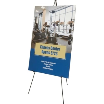 Portable Quartet Easel Stand for Displays and Presentations