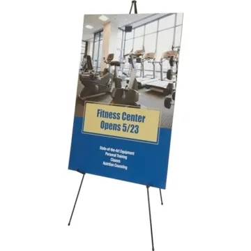 Portable Quartet Easel Stand for Displays and Presentations