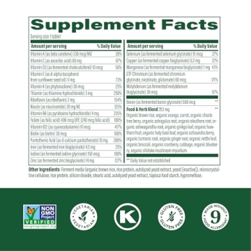 MegaFood 40+ Multivitamin for Women - Energy & Immune Support