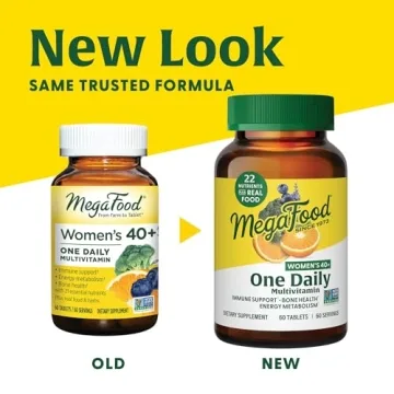 MegaFood 40+ Multivitamin for Women - Energy & Immune Support