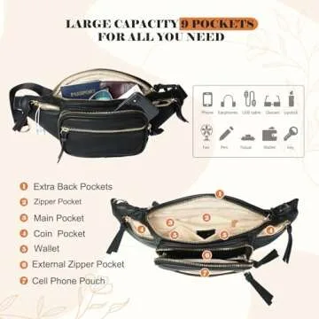 Stylish Miss Fong Leather Fanny Pack for All Occasions