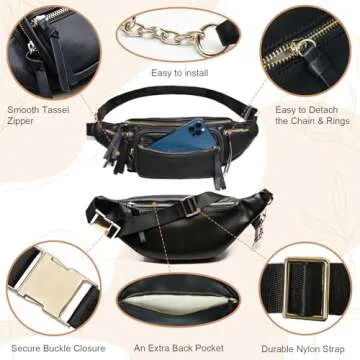 Stylish Miss Fong Leather Fanny Pack for All Occasions