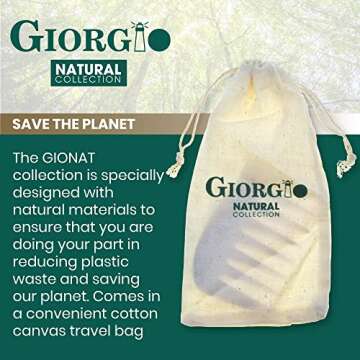 Giorgio GIONAT8 Wooden Comb for Effortless Detangling