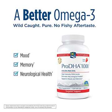 Nordic Naturals ProDHA 1000 High-Intensity Omega-3 DHA