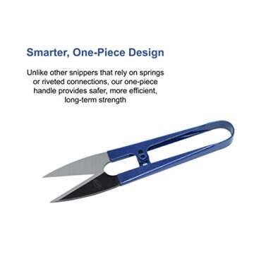 Beaditive Sewing Scissors (3-Piece Set) High-Carbon Steel Thread, Yarn, Embroidery Clippers | Handhe...