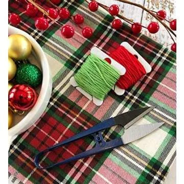 Beaditive Sewing Scissors (3-Piece Set) High-Carbon Steel Thread, Yarn, Embroidery Clippers | Handheld Snippers for Arts, Crafts, and DIY Projects | Multipurpose Use Navy Blue