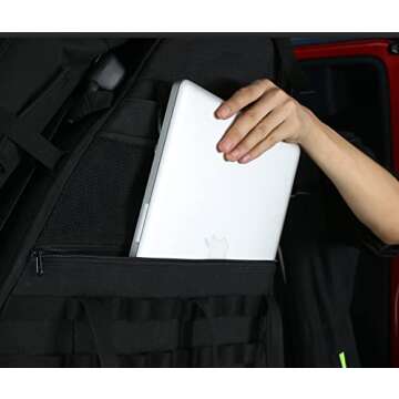 Hooke Road Jeep Roll Bar Storage Bags - Durable Organizers