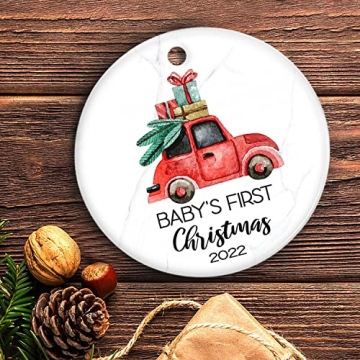 Baby's First Christmas Ornament Durable Keepsake