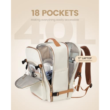 LOVEVOOK Travel Backpack Ideal for Flights and Daily Use