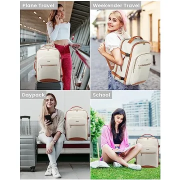 LOVEVOOK Travel Backpack Ideal for Flights and Daily Use
