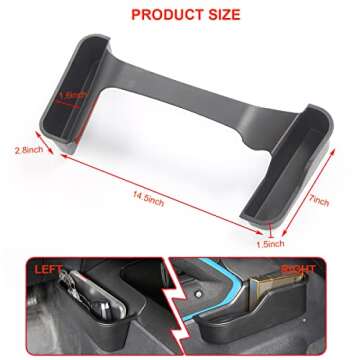 Fgo-togo Ford Bronco Center Console Storage Accessory