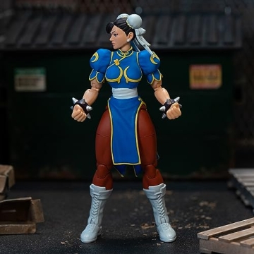 Street Fighter II Chun Li 6-Inch Action Figure for Collectors