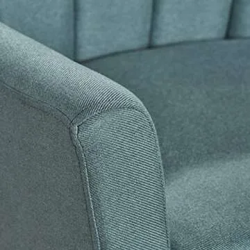 Stylish Mid Century Modern Fabric Club Chair