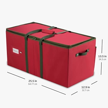 ZOBER Christmas Ornament Storage Box - Durable & Organized